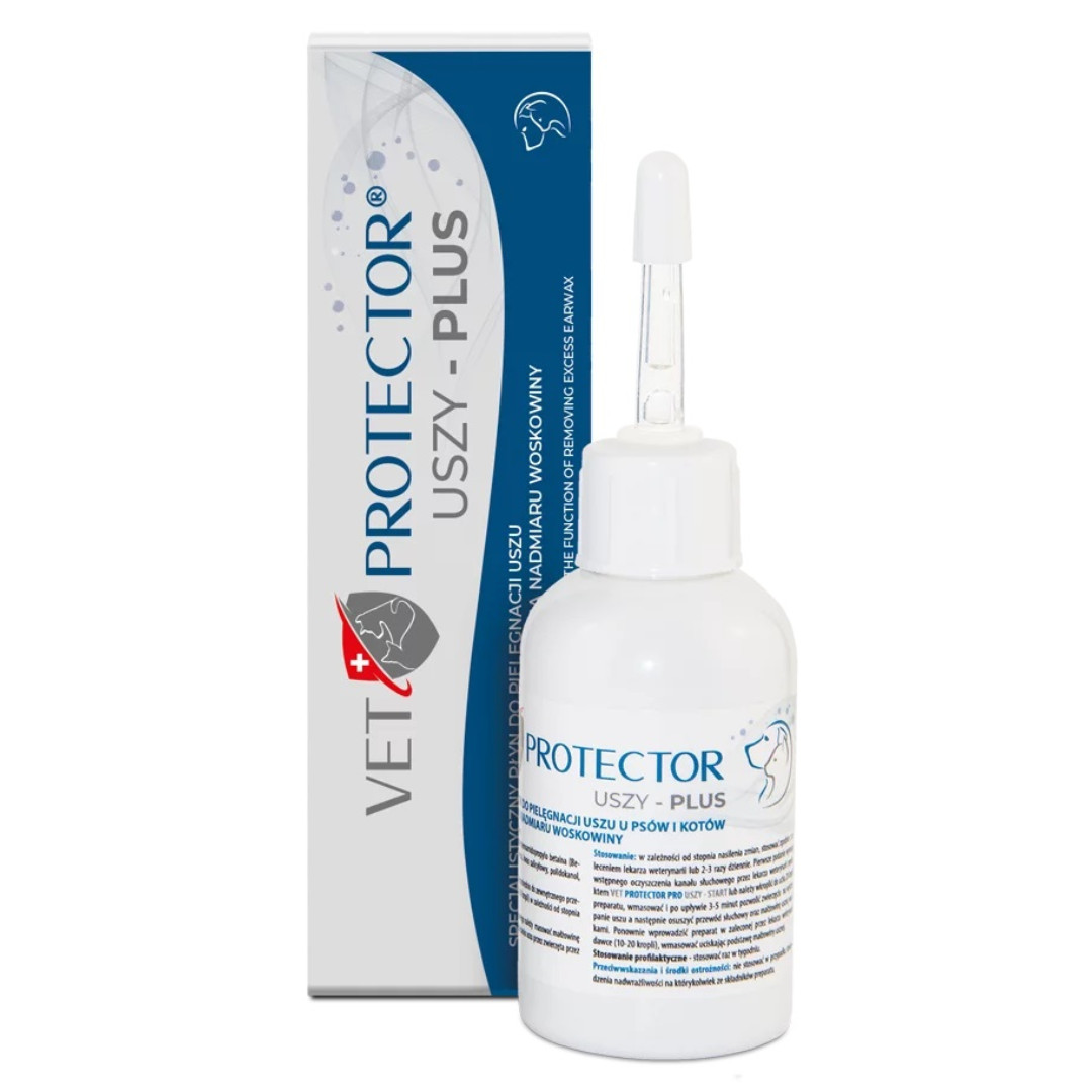 JM SANTE Vet Protector Uszy Plus - ohrenlösung für hunde und katzen – 50 ml - foto 3