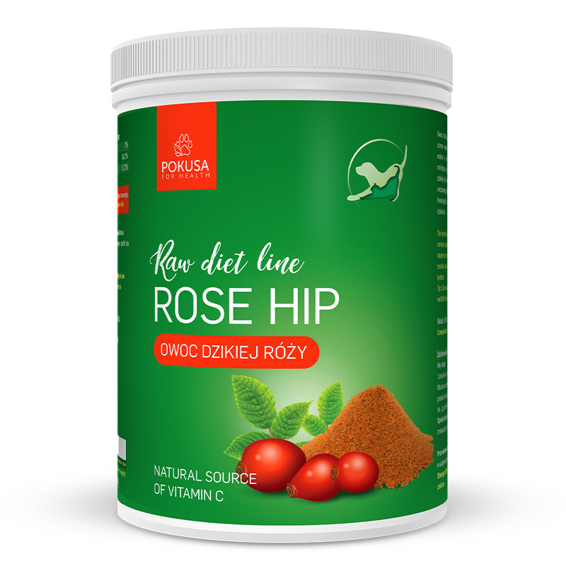 POKUSA RawDietLine Rose Hip - nahrungsergänzungsmittel für hunde und katzen - 1000g - foto 1