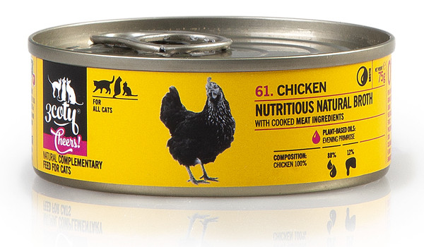 3COTY Chicken Cheers! - nassfutter für Katzen - 75g - foto 1