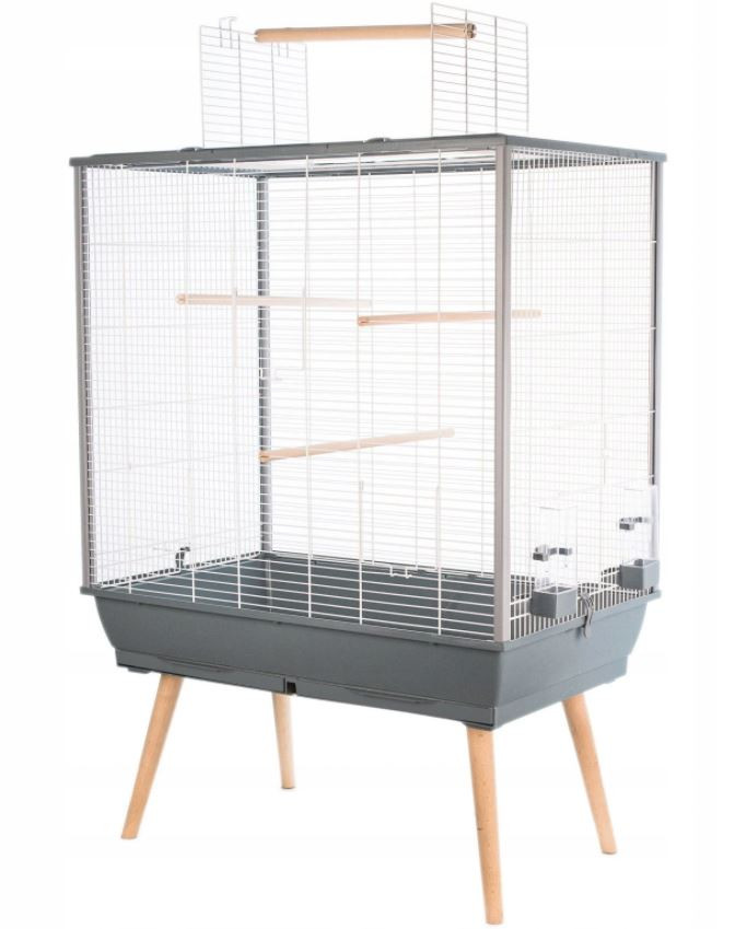 Vogelkäfig Zolux Neo Jili H80 Grau - foto 1