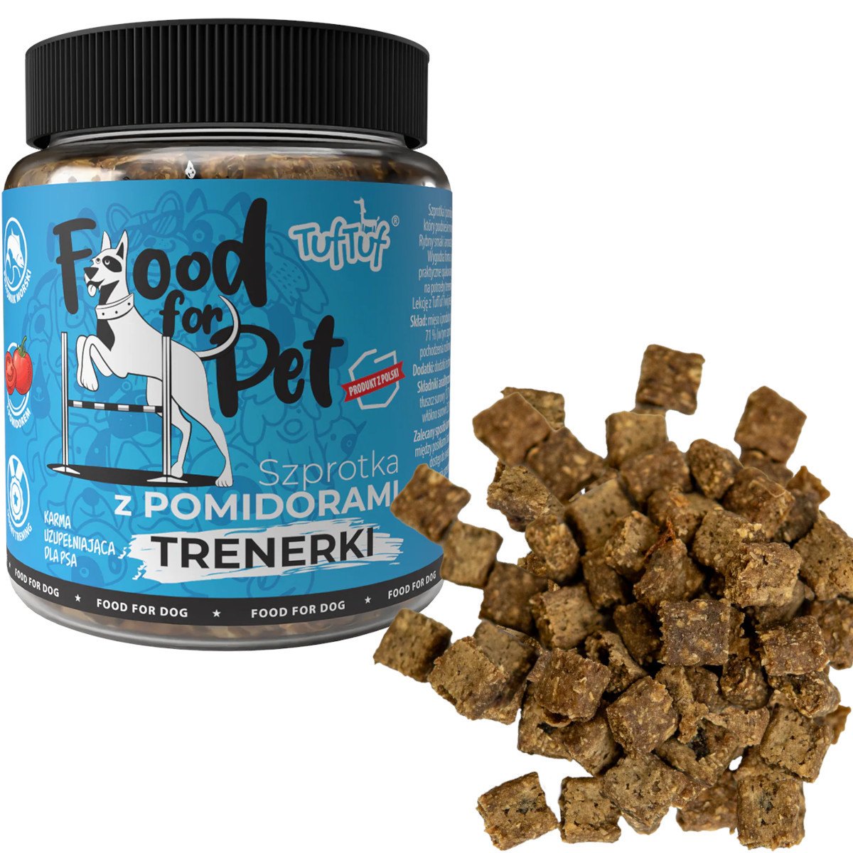 TUF TUF Trainerinnen Sprotte mit Tomate – Leckerbissen für Hunde – 4 x 120 g - foto 1