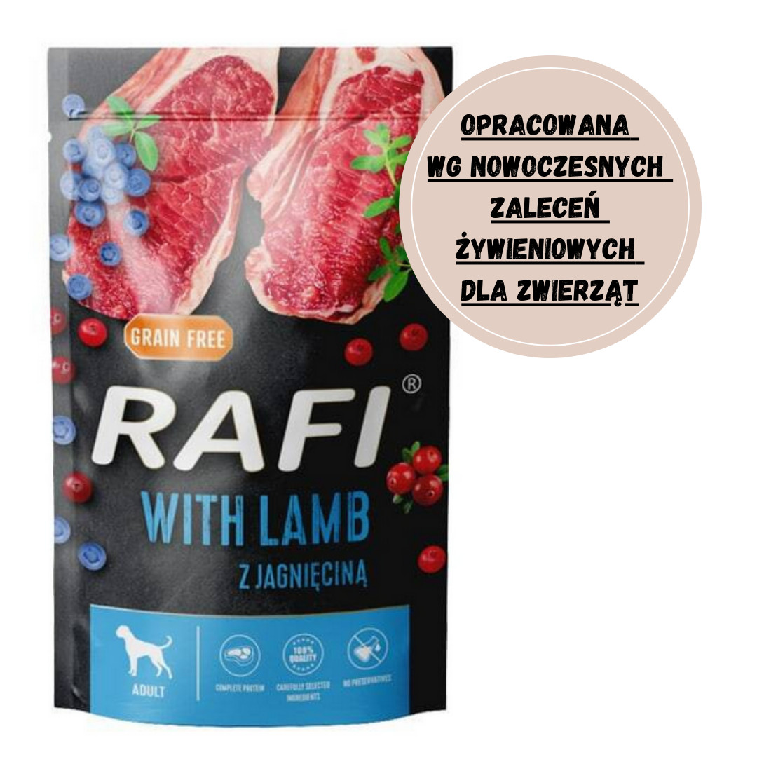 Dolina Noteci Rafi mit Lamm, Blaubeere, Preiselbeere - Nassfutter für Hunde 300 g - foto 2