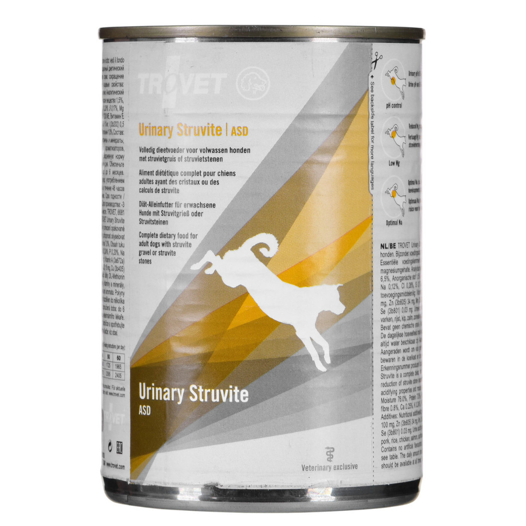 TROVET ASD Anti-Struvit Diät – Nassfutter für Hunde – 12x400 g - foto 1