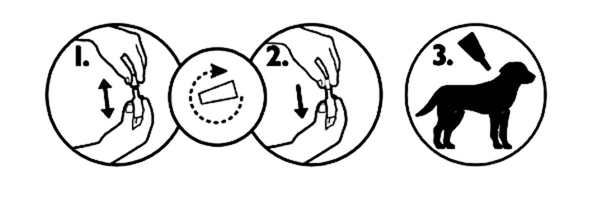 FYPRYST 134mg M (10-20kg) - tropfen gegen flöhe und zecken für hunde – 1x1,34ml - foto 2