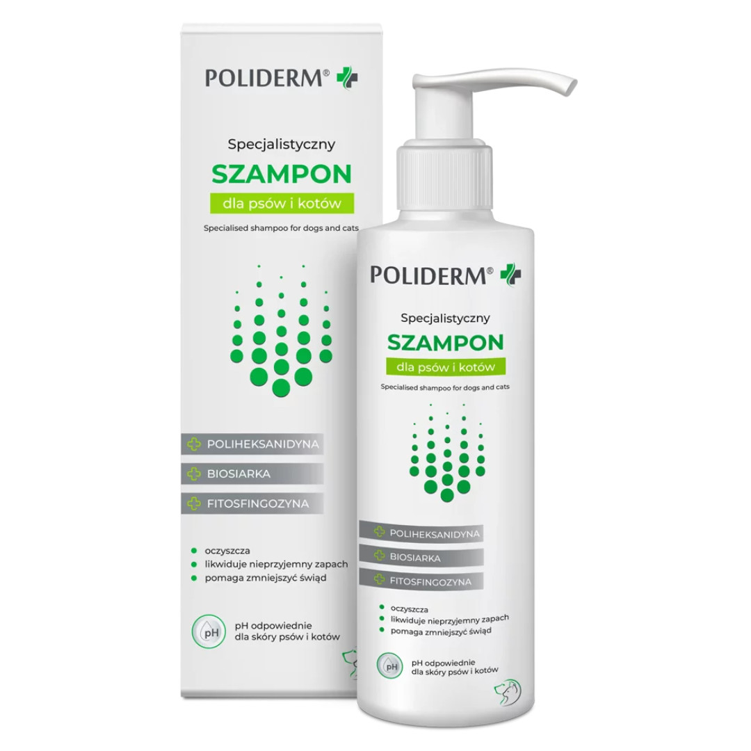 JM SANTE Poliderm - anti-schuppen-shampoo für hunde und katzen – 250 ml - foto 2