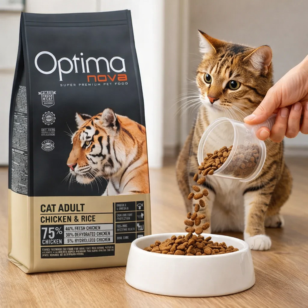 OPTIMANOVA Cat Chicken - trockenfutter für Katzen - 6kg - foto 2