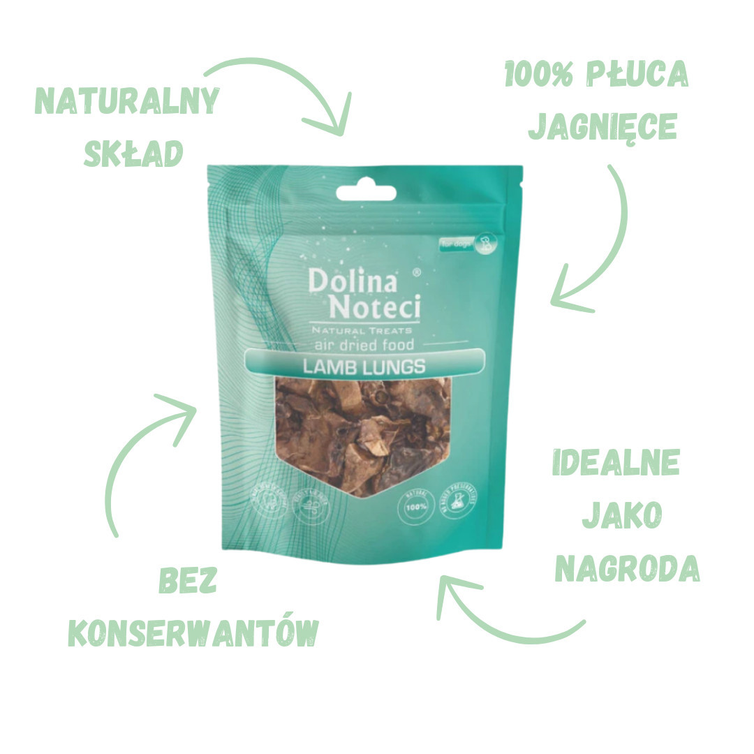 DOLINA NOTECI Natural Treats Lammlungen – Hundesnack – 100g - foto 2