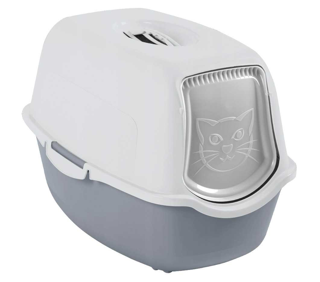 DIAMENTIQ BAYA white/light grey - Katzentoilette - 55,5 x 40 x 38,7 cm - foto 2