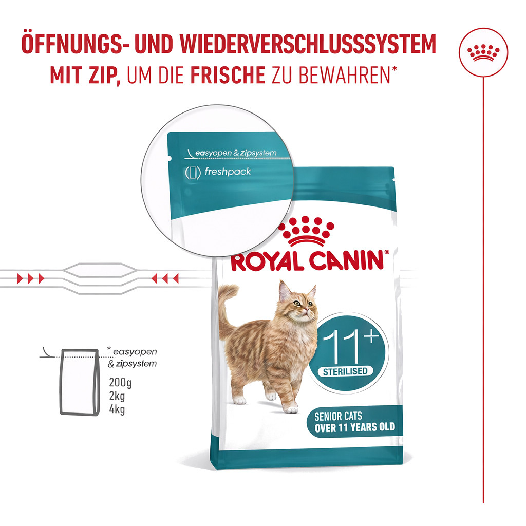 ROYAL CANIN Ageing 11+ Sterilised - trockenfutter für Katzen - 4kg - foto 9