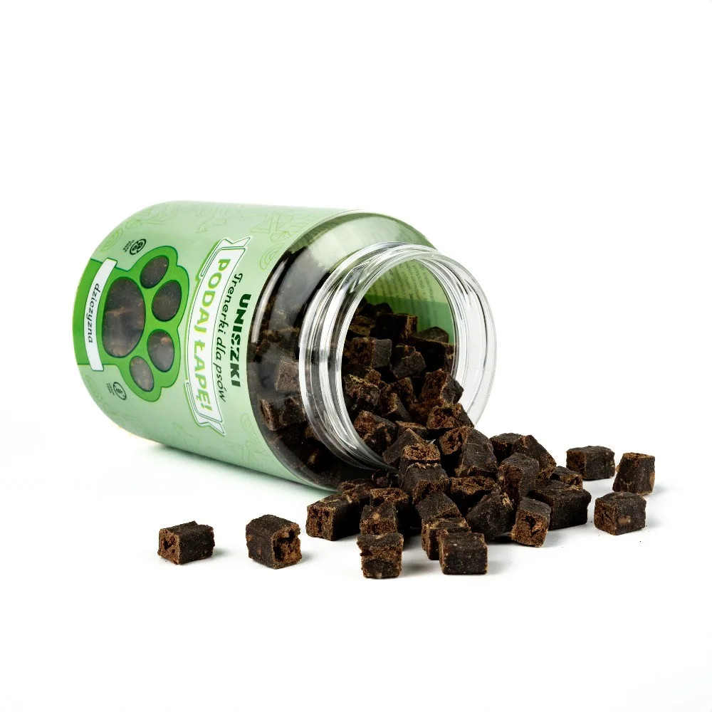 UNISZKI Trainingsleckerlis Podaj łapę MIX Sorten - Hundesnack - 10x210g - foto 8