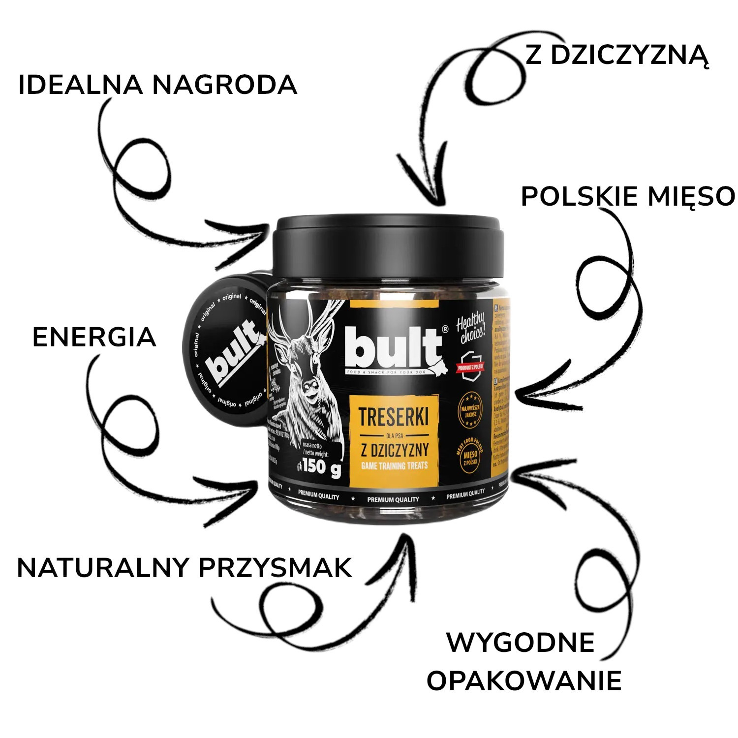 BULT Training treats with game - leckerli für hunde - 150g - foto 2