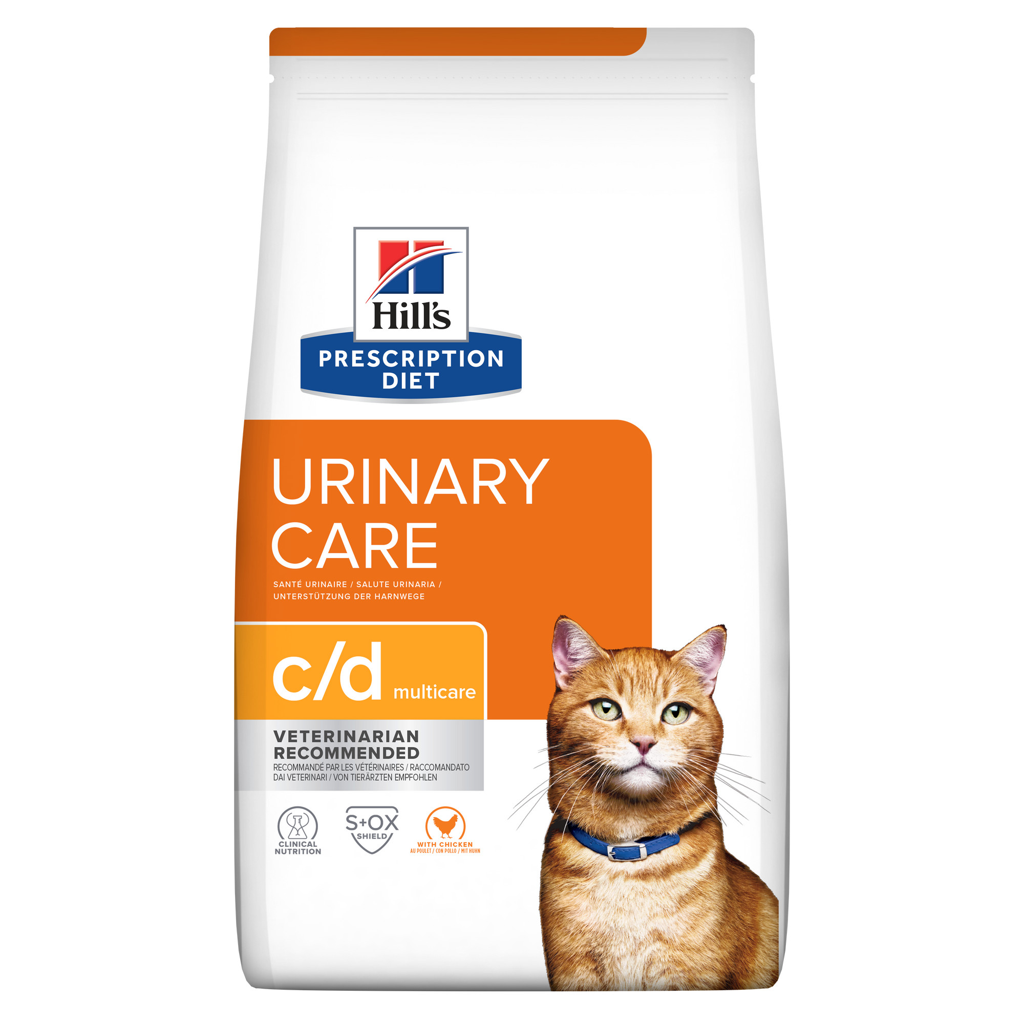 HILL'S PRESCRIPTION DIET Feline c/d Urinary Care Multicare Katzentrockenfutter Huhn 8 kg - foto 2