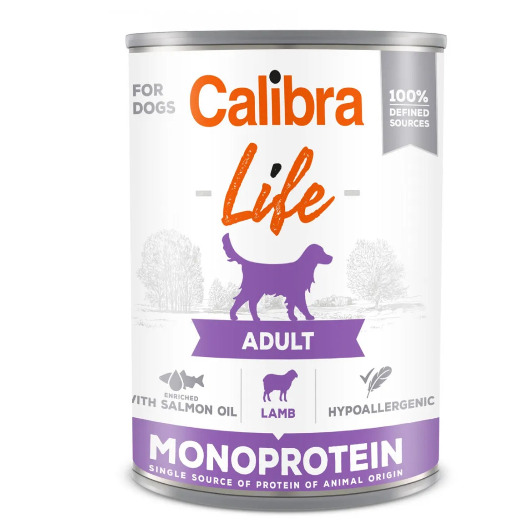 CALIBRA Life Adult Monoprotein Lamb - nassfutter für Hunde - 400g - foto 1