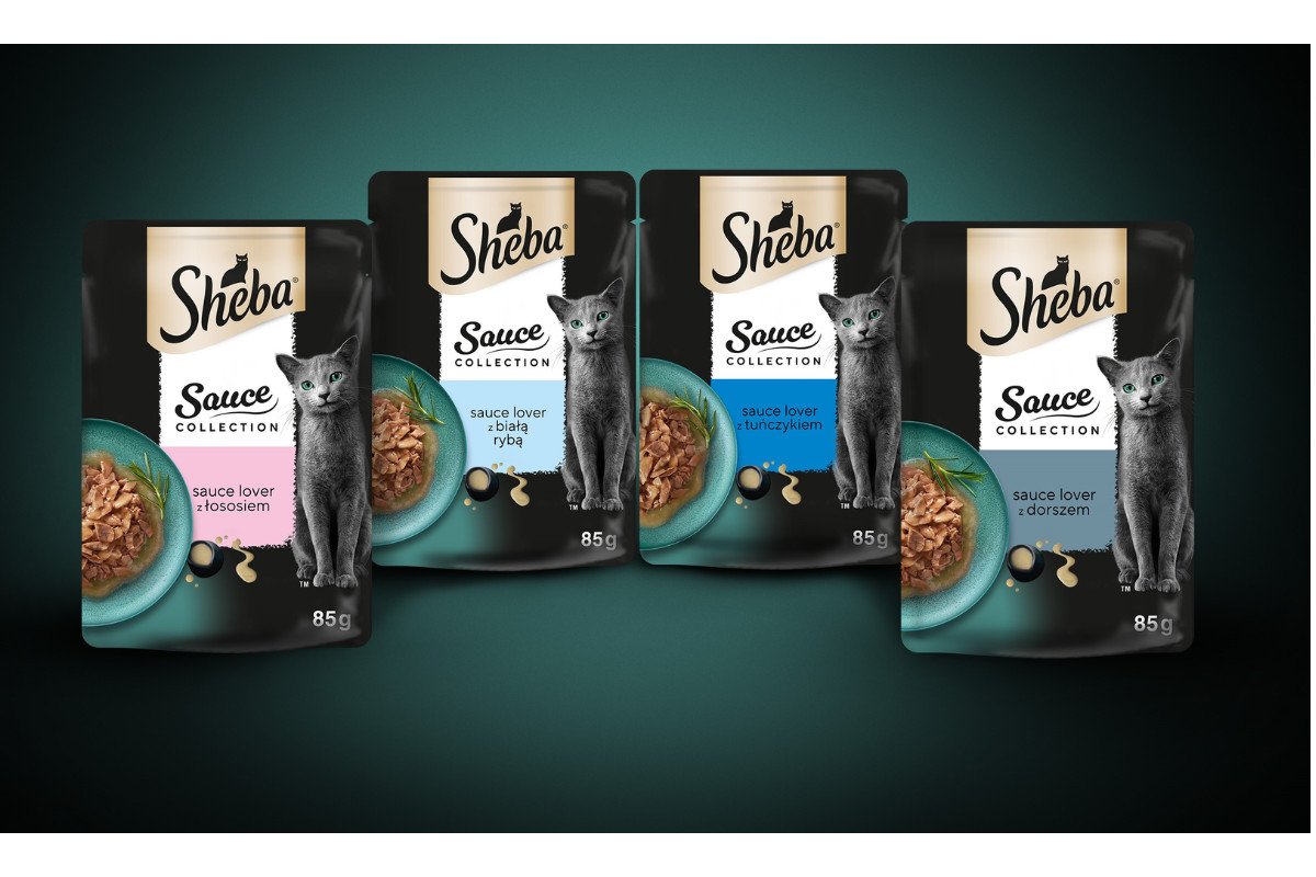 SHEBA Sauce Collection Sammlung von Fischaromen – Nassfutter für Katzen – 40 x 85 g - foto 4