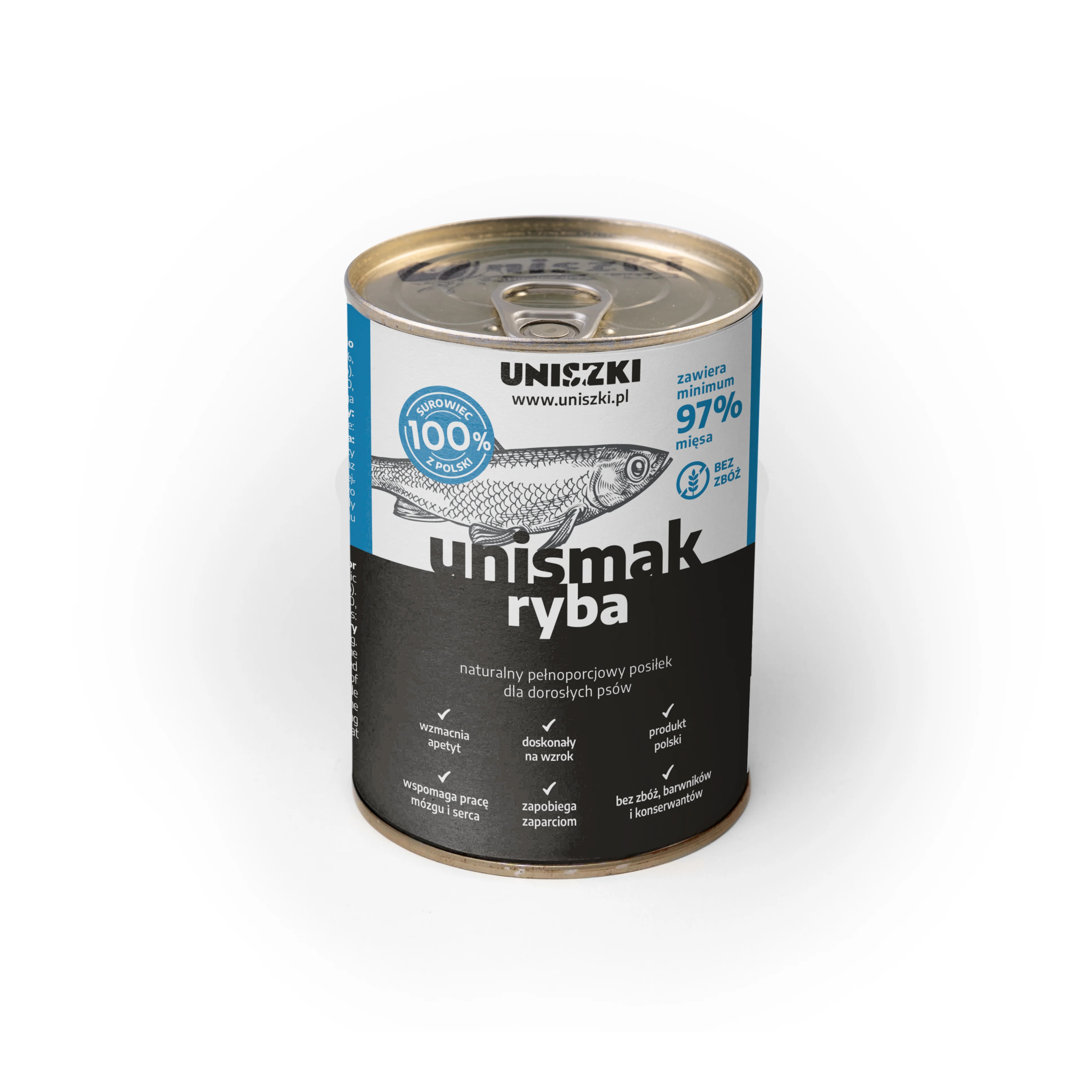 UNISZKI UNIsmak Fish - Nassfutter für Hunde - 410g - foto 1