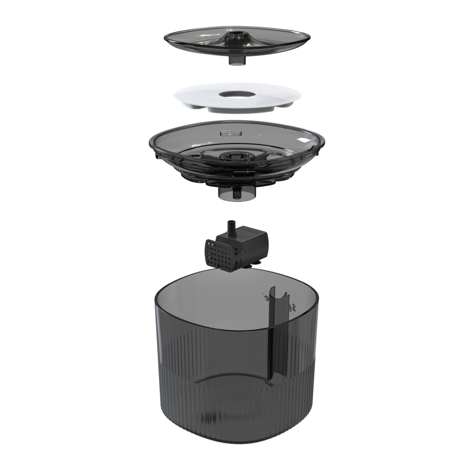 SPONGE Pet Fountain - automatischer wasserspender für haustiere – 1,8l - foto 2