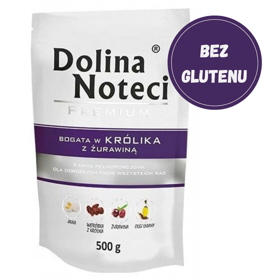 DOLINA NOTECI Premium Rich in rabbit with cranberries - Nassfutter für Hunde - 500 g - foto 2
