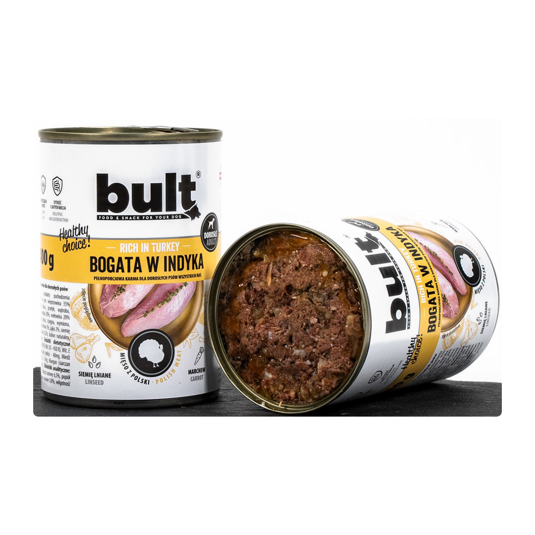 BULT Rich in turkey - Nassfutter für Hunde - 400g - foto 1