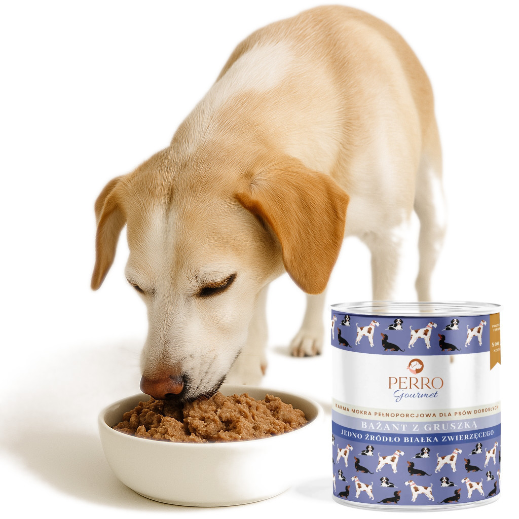 PERRO Gourmet Pheasant with pear - Nassfutter für Hunde - 800g - foto 4