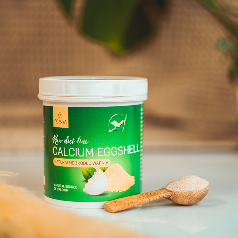 POKUSA RawDietLine Calcium Eggshell - nahrungsergänzungsmittel für hunde und katzen - 500g - foto 3