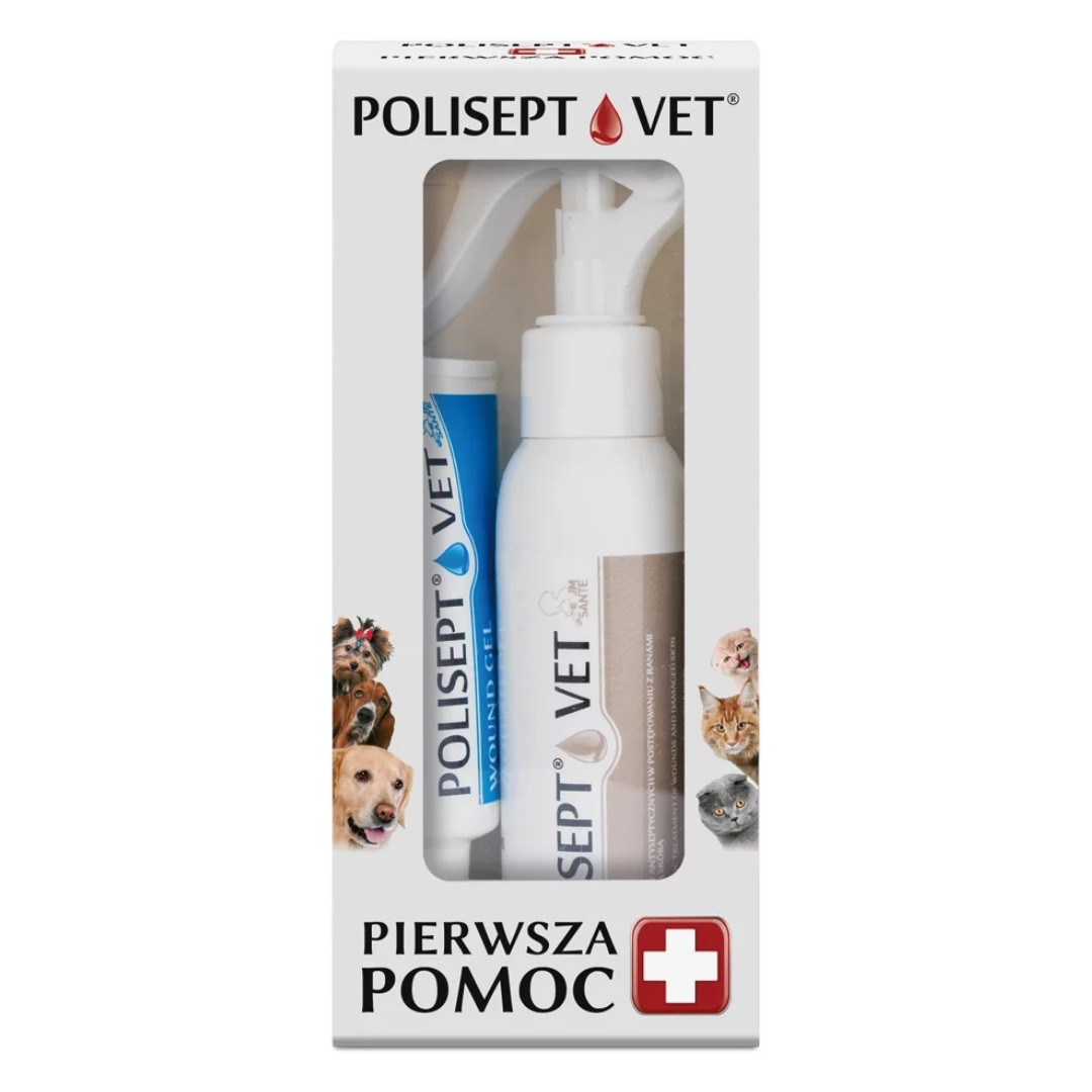 JM SANTE Polisept Vet - erste-hilfe-set für hunde und katzen - foto 2