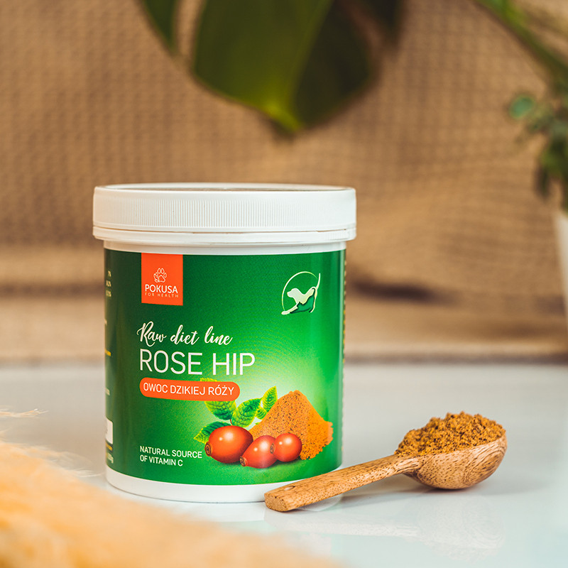 POKUSA RawDietLine Rose Hip - nahrungsergänzungsmittel für hunde und katzen - 1000g - foto 3