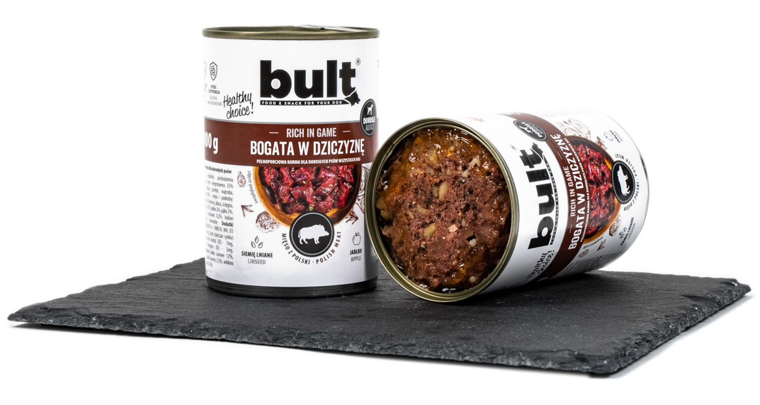 BULT Rich in game - Nassfutter für Hunde - 24x800 g - foto 1