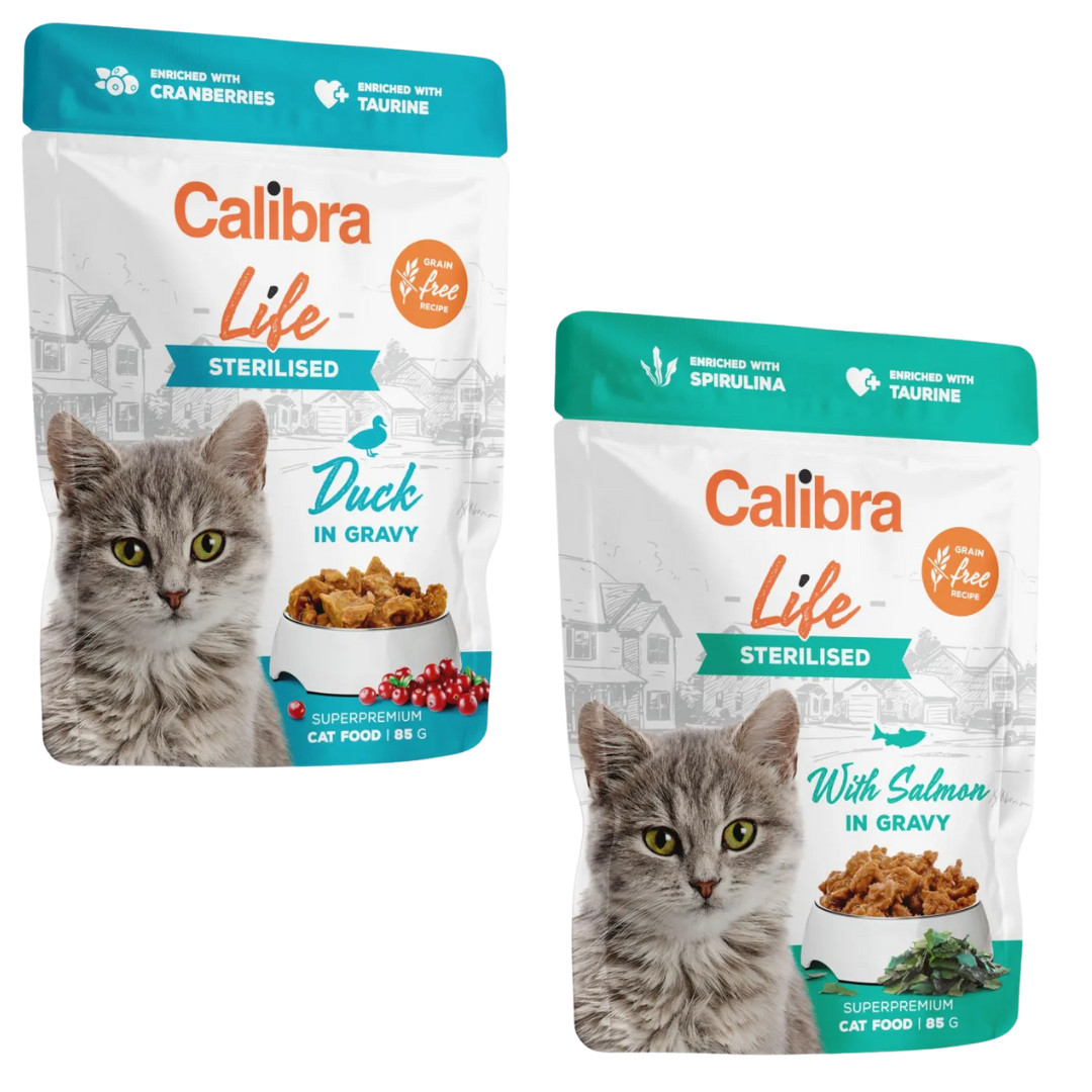 CALIBRA Cat Life Sterilised - nassfutter für Katzen - 12x85g - foto 2