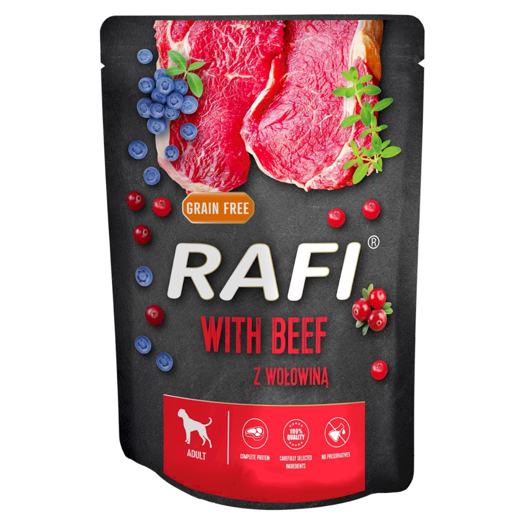 DOLINA NOTECI Rafi with beef - nassfutter für Hunde - 300g - foto 1