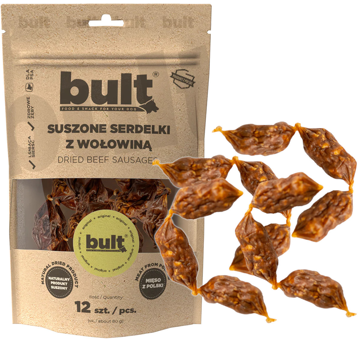 BULT Dried beef sausages - leckerli für hunde - 12 - foto 1