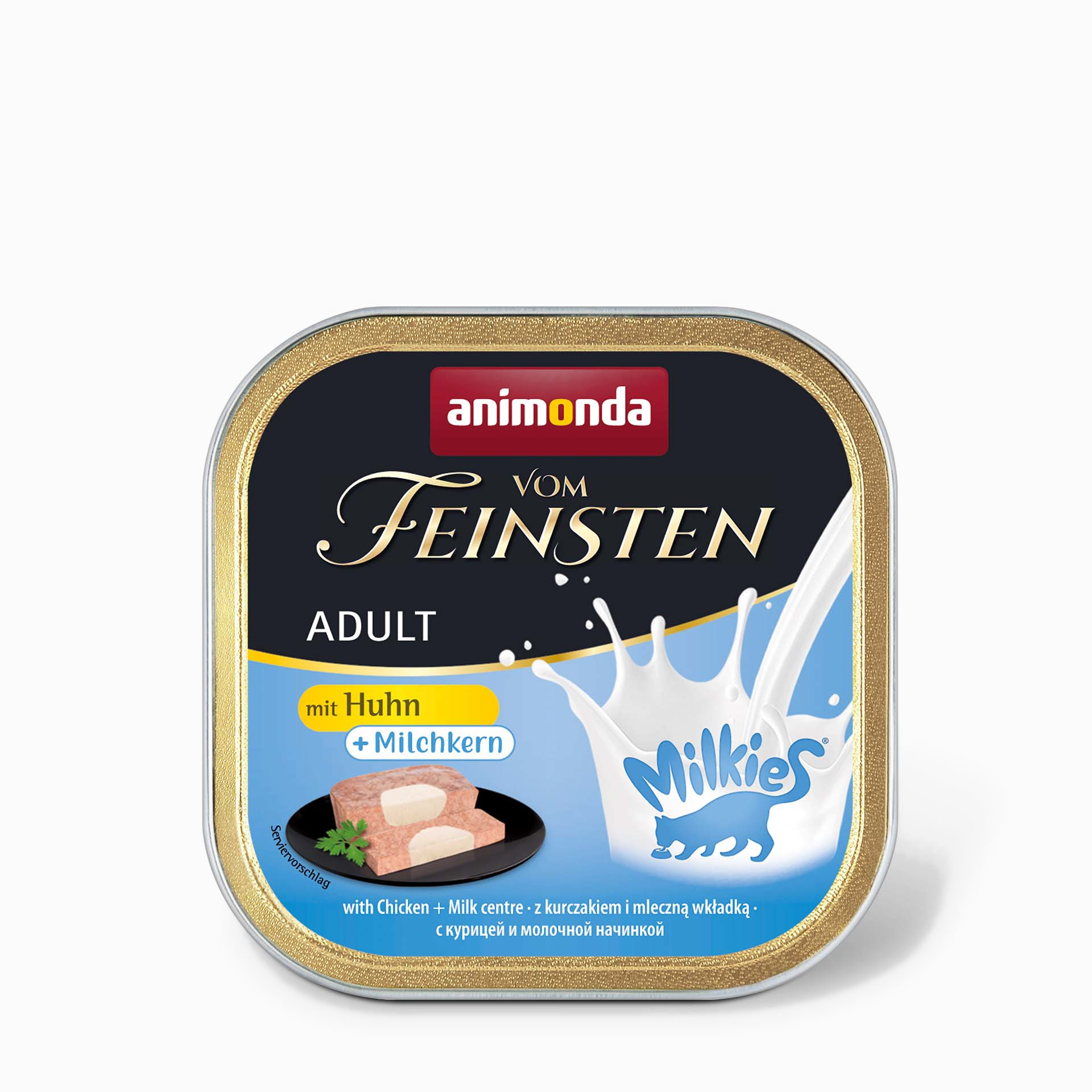 ANIMONDA Vom Feinsten Adult Milkies mit Huhn und Milchfüllung - Nassfutter für Katzen - 100g - foto 2