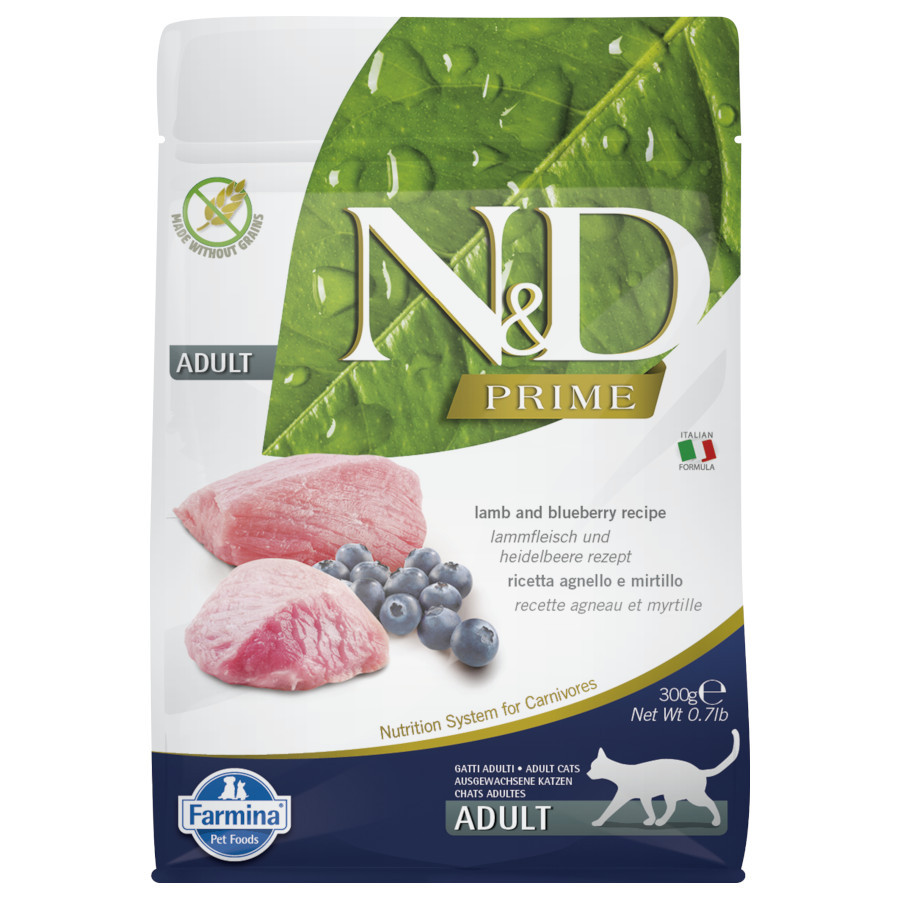 FARMINA N&D Prime Cat Lamb and Blueberry Adult - Trockenfutter für Katzen - 300 g - foto 2