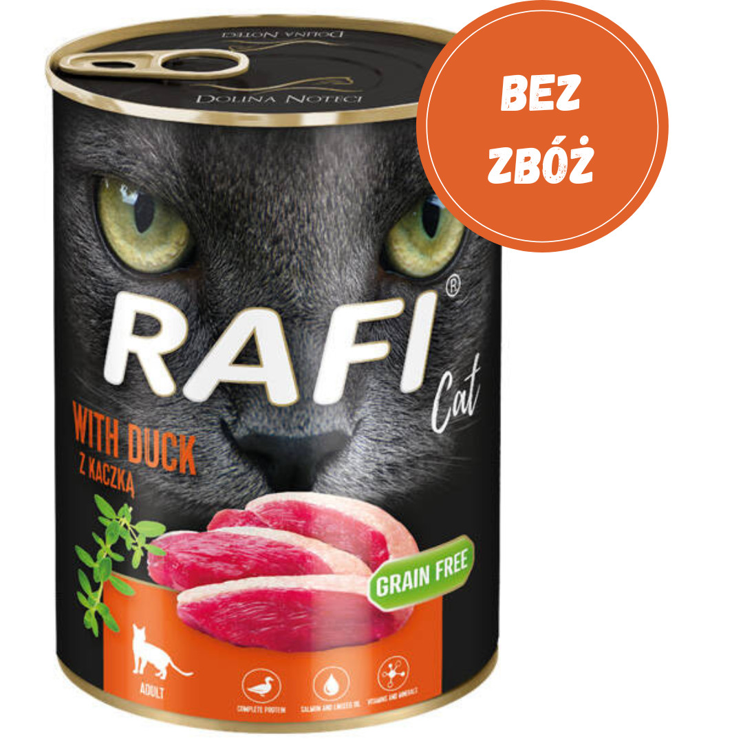 Dolina Noteci Rafi mit Ente - Nassfutter für Katzen - 400g - foto 2