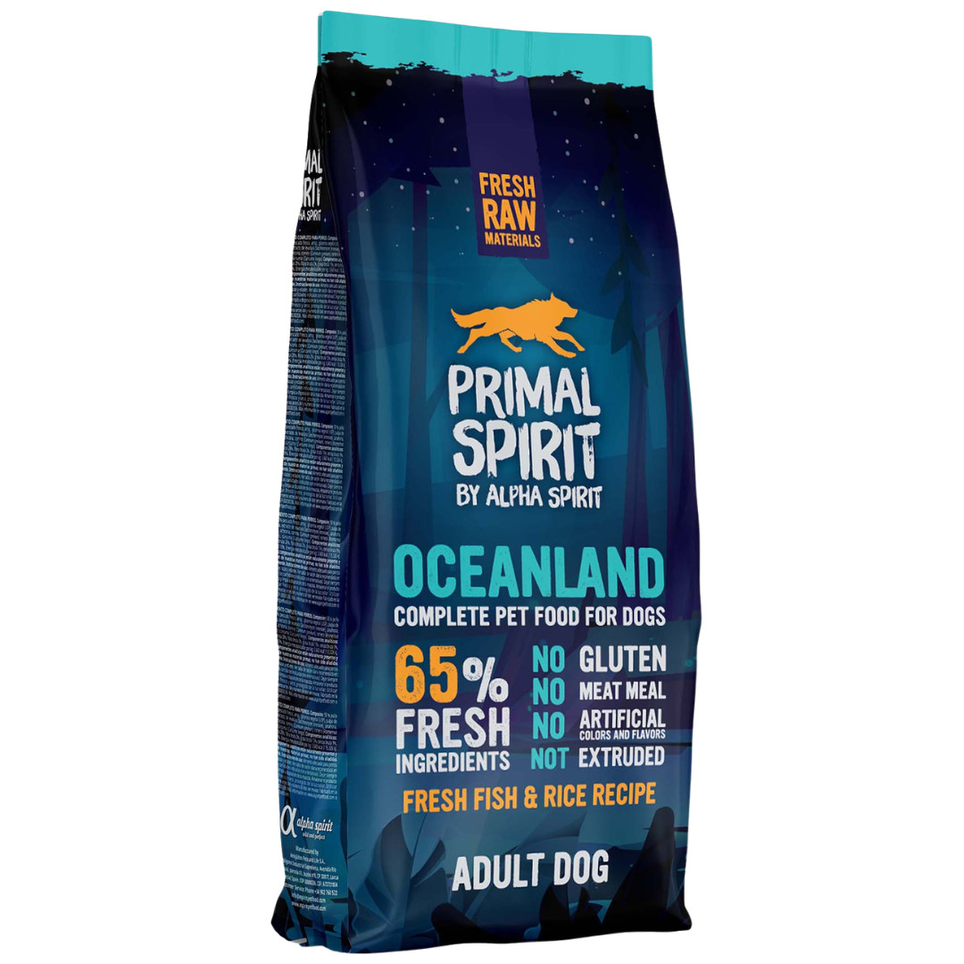PRIMAL SPIRIT Oceanland Ryba – halbfeuchtes Hundefutter für allergische Hunde – 12 kg - foto 1