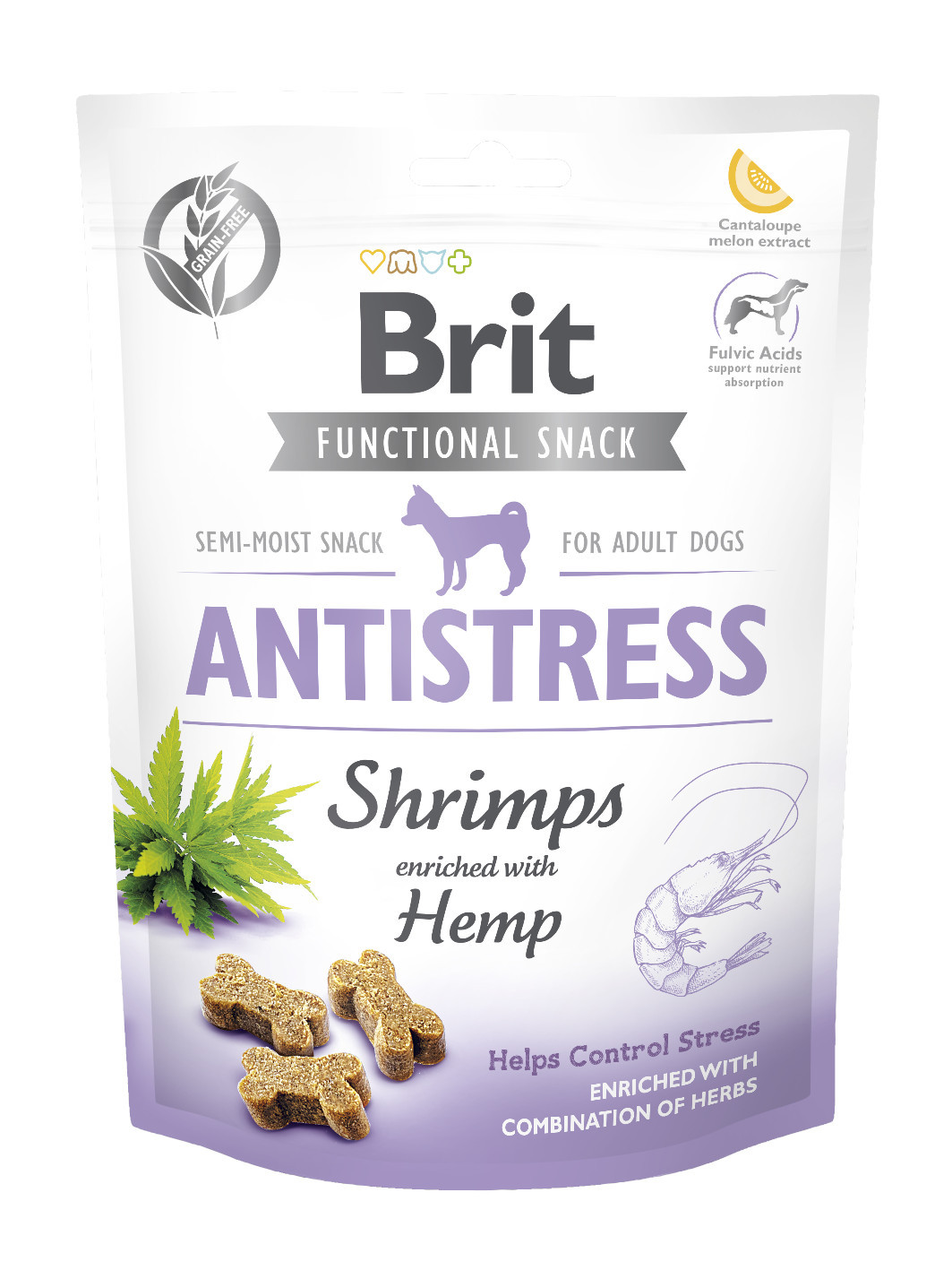 BRIT Care Functional Snack Antistress Shrimps - leckerli für hunde - 150g - foto 1