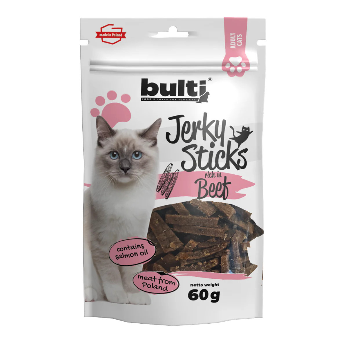 BULTI Jerky sticks rich in beef - Katze behandeln - 60g - foto 3