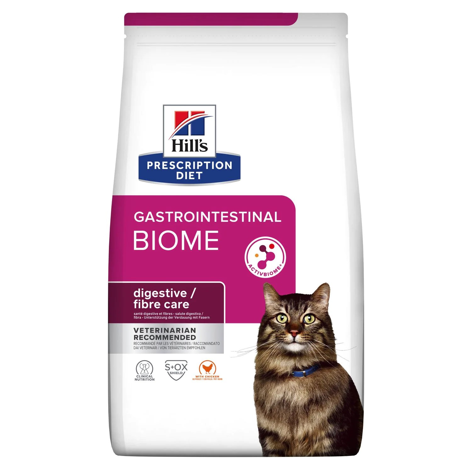 HILL'S Feline Digestive fibre care Gastrointestinal Biome - Trockenfutter für Katzen - 3 kg - foto 2
