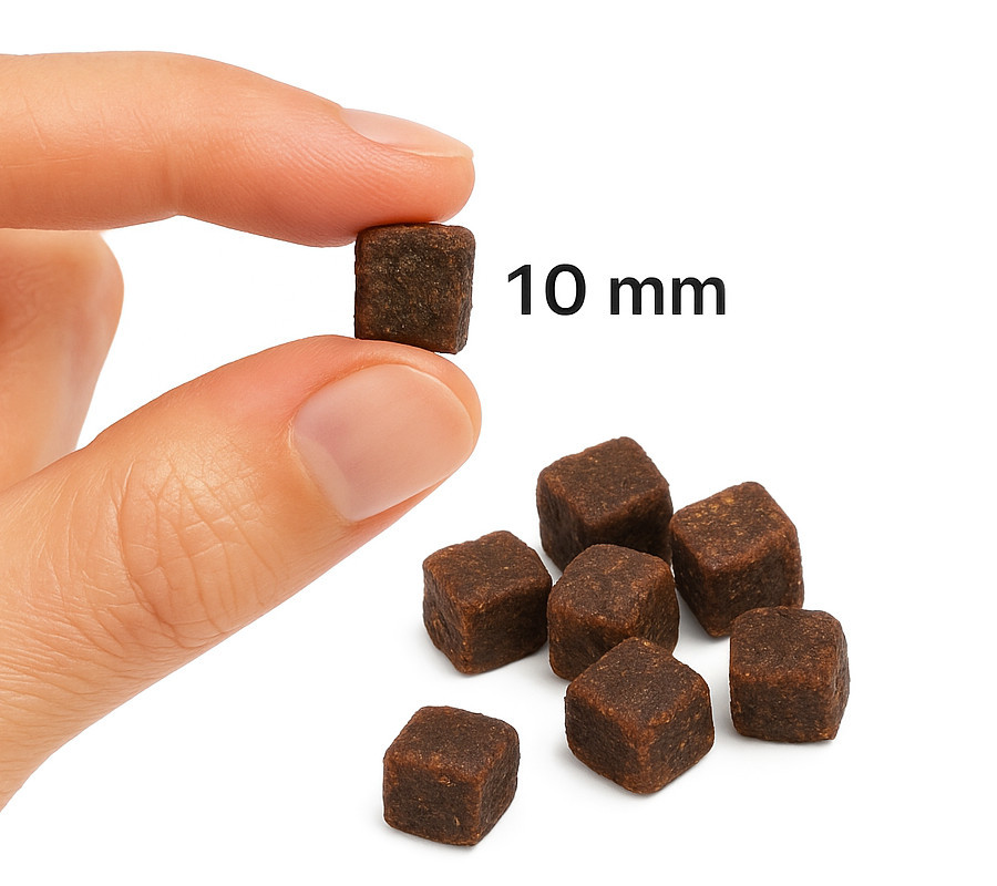 OLLO Air Dried Training Horse Cubes - leckerli für hunde - 80g - foto 3