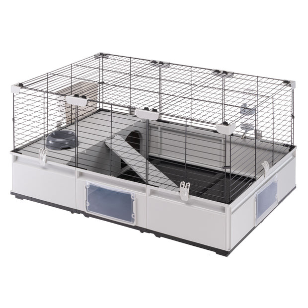 FERPLAST Modular 2 - käfig für kaninchen und hausmeerschweinchen - 109 x 72 x 56cm - foto 1