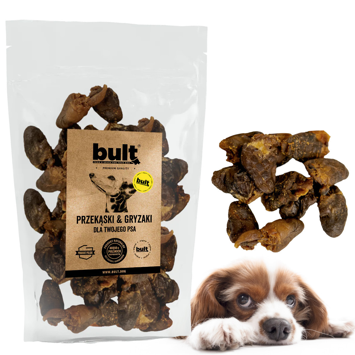 BULT Poultry hearts - leckerli für hunde - 200g - foto 3