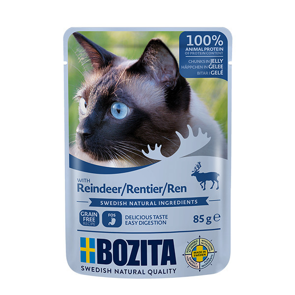 BOZITA Tasty meat menu Multibox Geschmacks-Mix in Gelee - Nassfutter für Katzen - 12 x 85g - foto 2