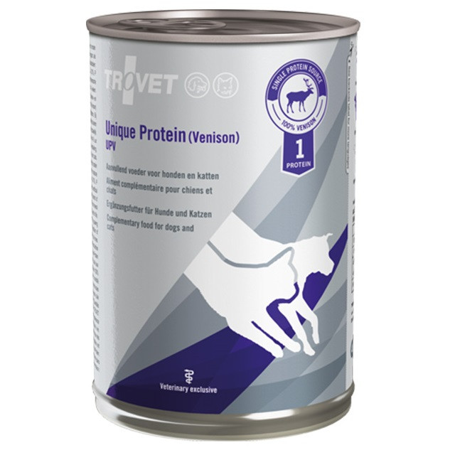 TROVET Unique Protein UPV Wild - monoprotein Nassfutter für Hunde und Katzen - 400g - foto 1