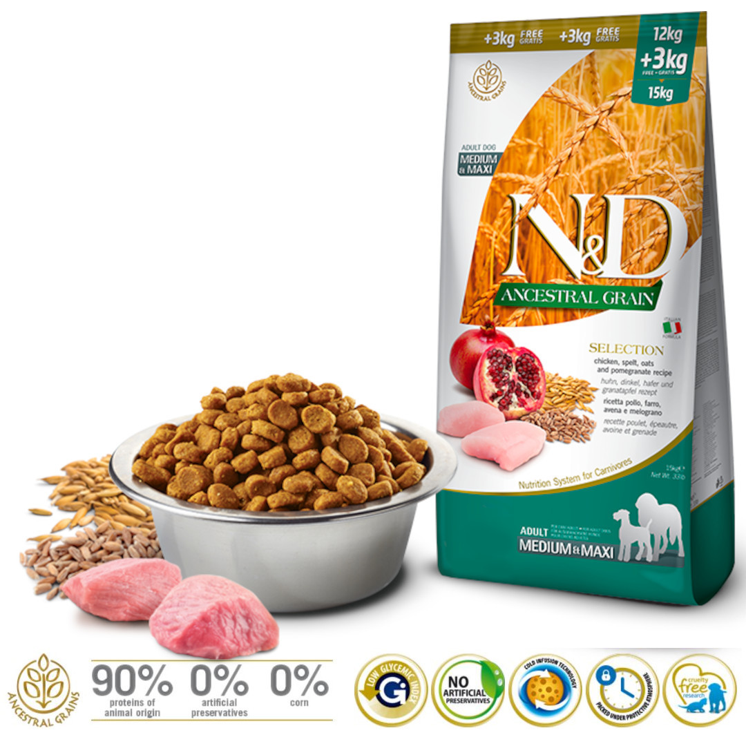 Farmina Pet Food N&D Ancestral Grain Canine 15 kg Adult Huhn - foto 1