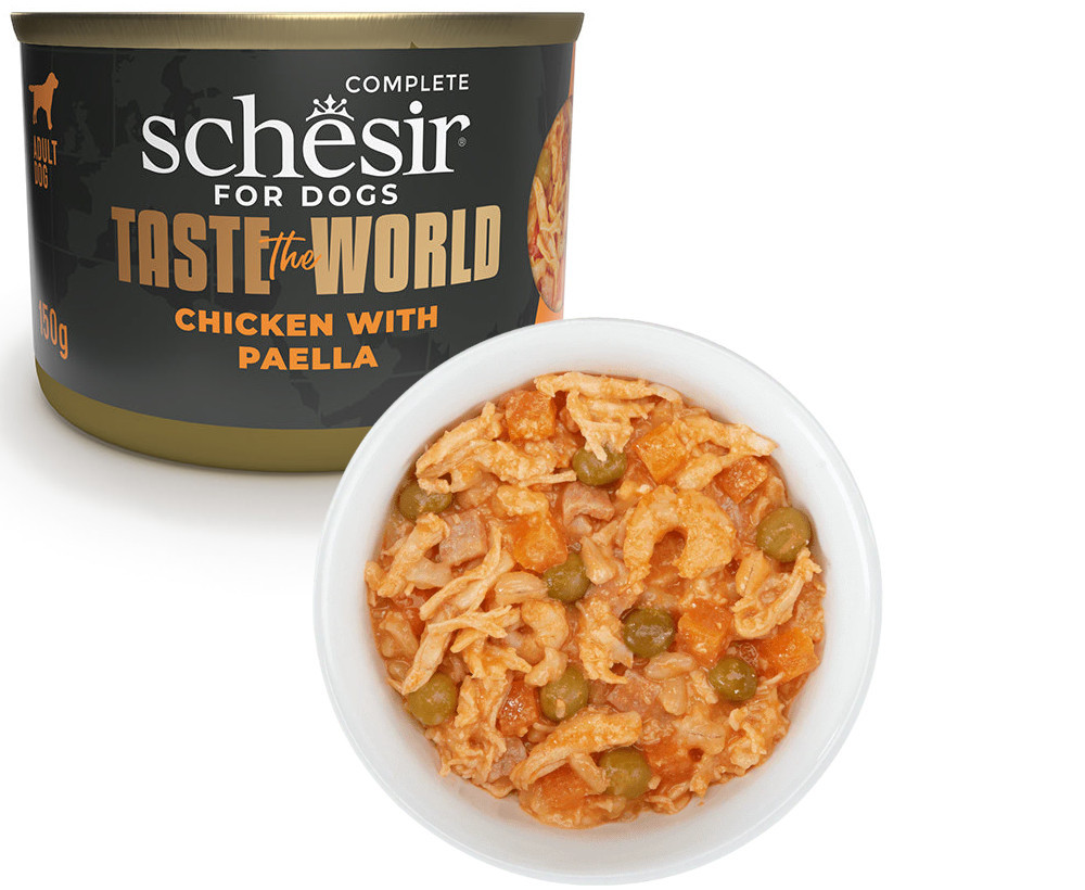 SCHESIR Taste the world Chicken paella - Nassfutter für Hunde - 150g - foto 1