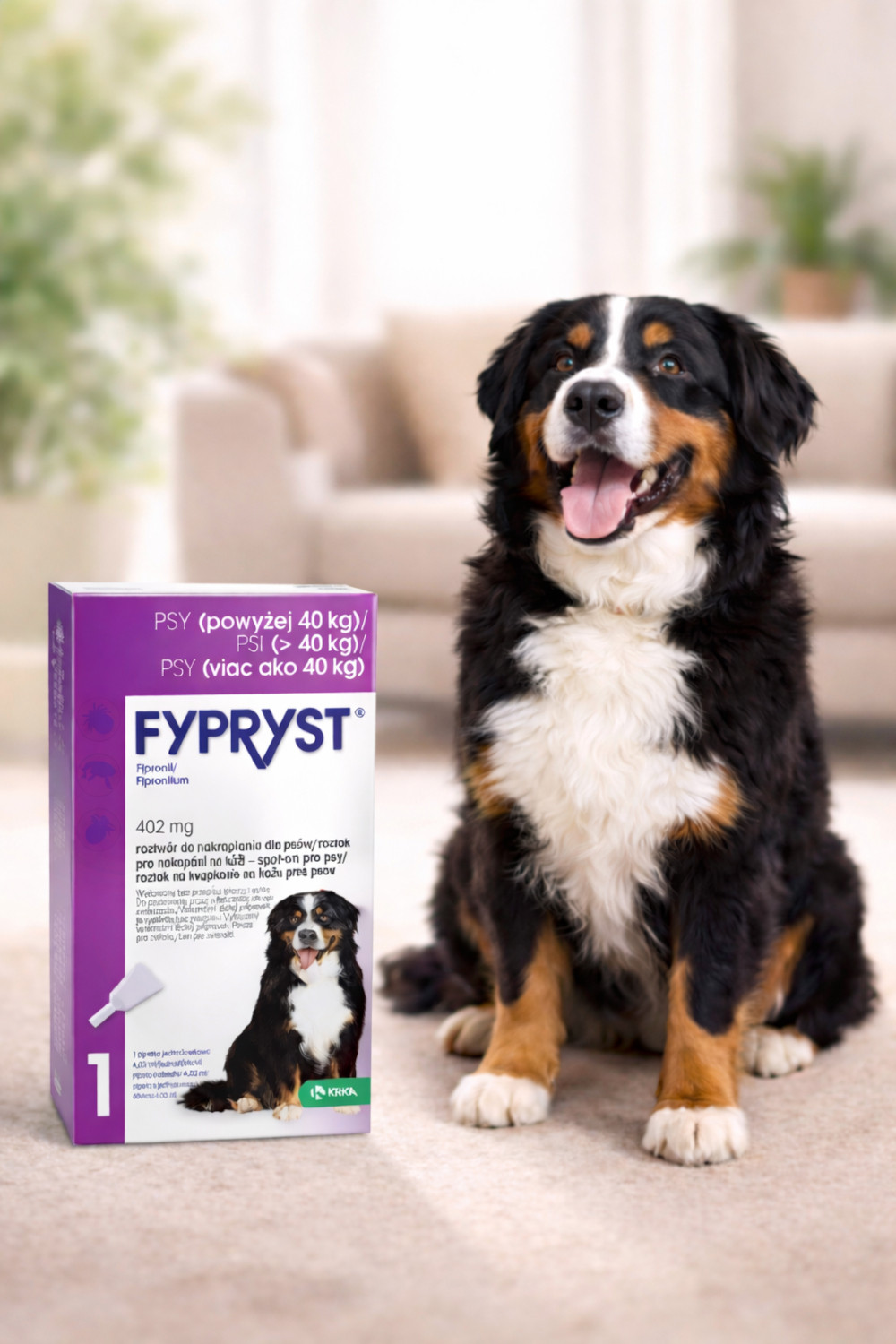 FYPRYST 402mg XL (40-60kg) - tropfen gegen flöhe und zecken für hunde – 1x4,02ml - foto 3