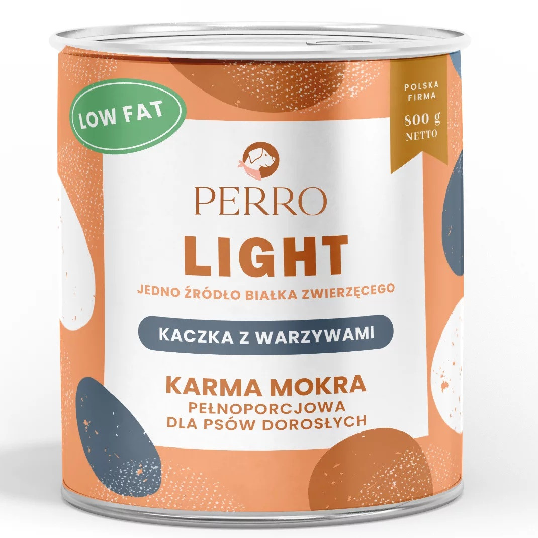 PERRO Light Duck with vegetables - Nassfutter für Hunde - 800g - foto 1