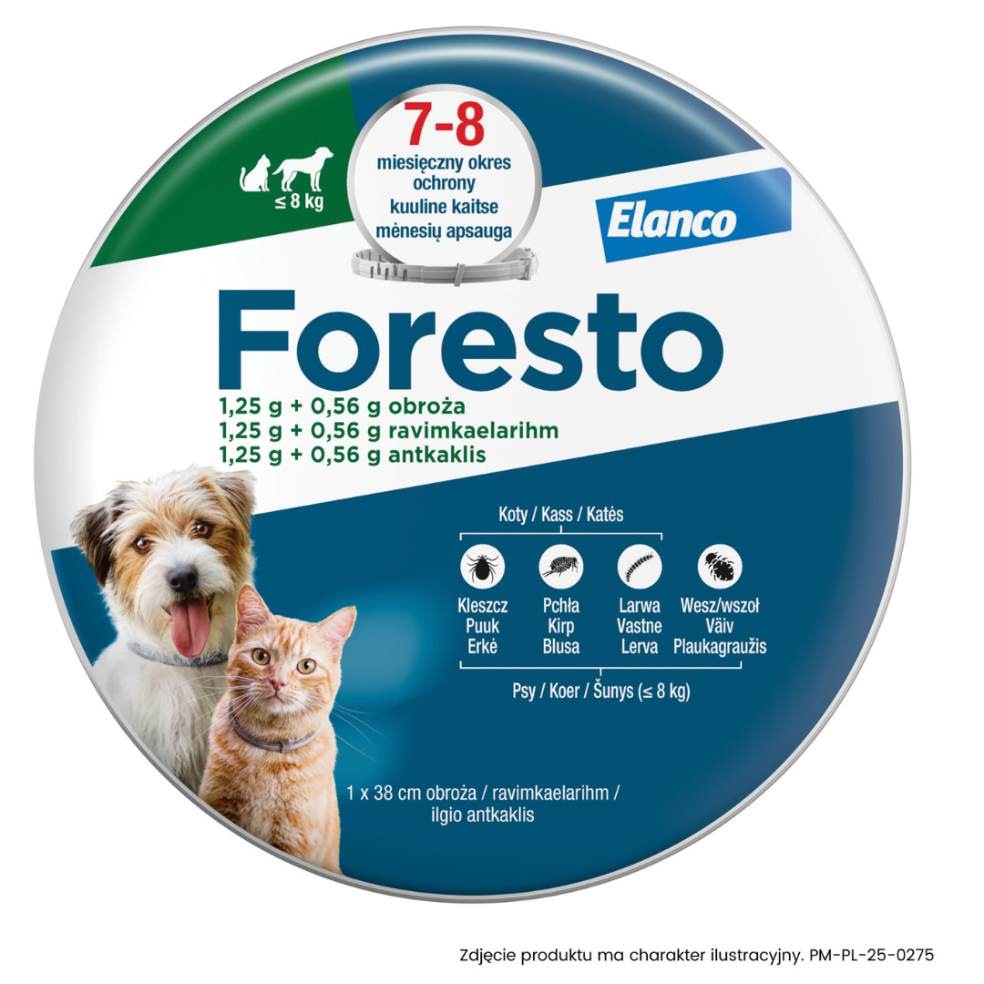 ELANCO Foresto Halsband für Katzen und Hunde unter 8 kg - foto 1