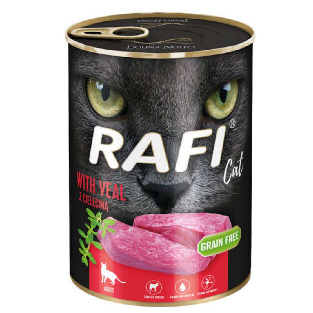 DOLINA NOTECI Rafi Cat Adult with veal - Nassfutter für Katzen - 400g - foto 1