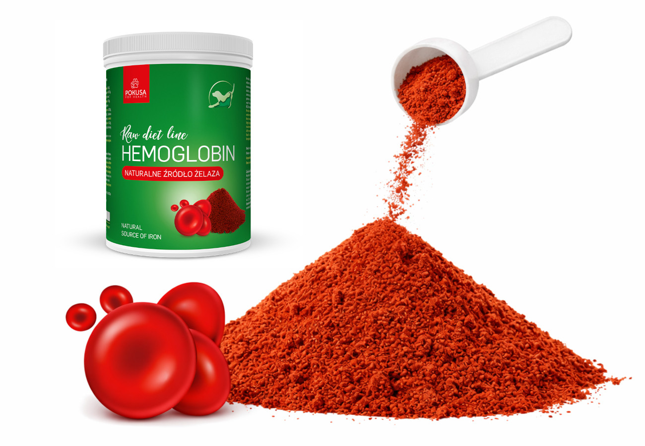 POKUSA RawDietLine Hemoglobin - nahrungsergänzungsmittel für hunde und katzen - 800g - foto 3