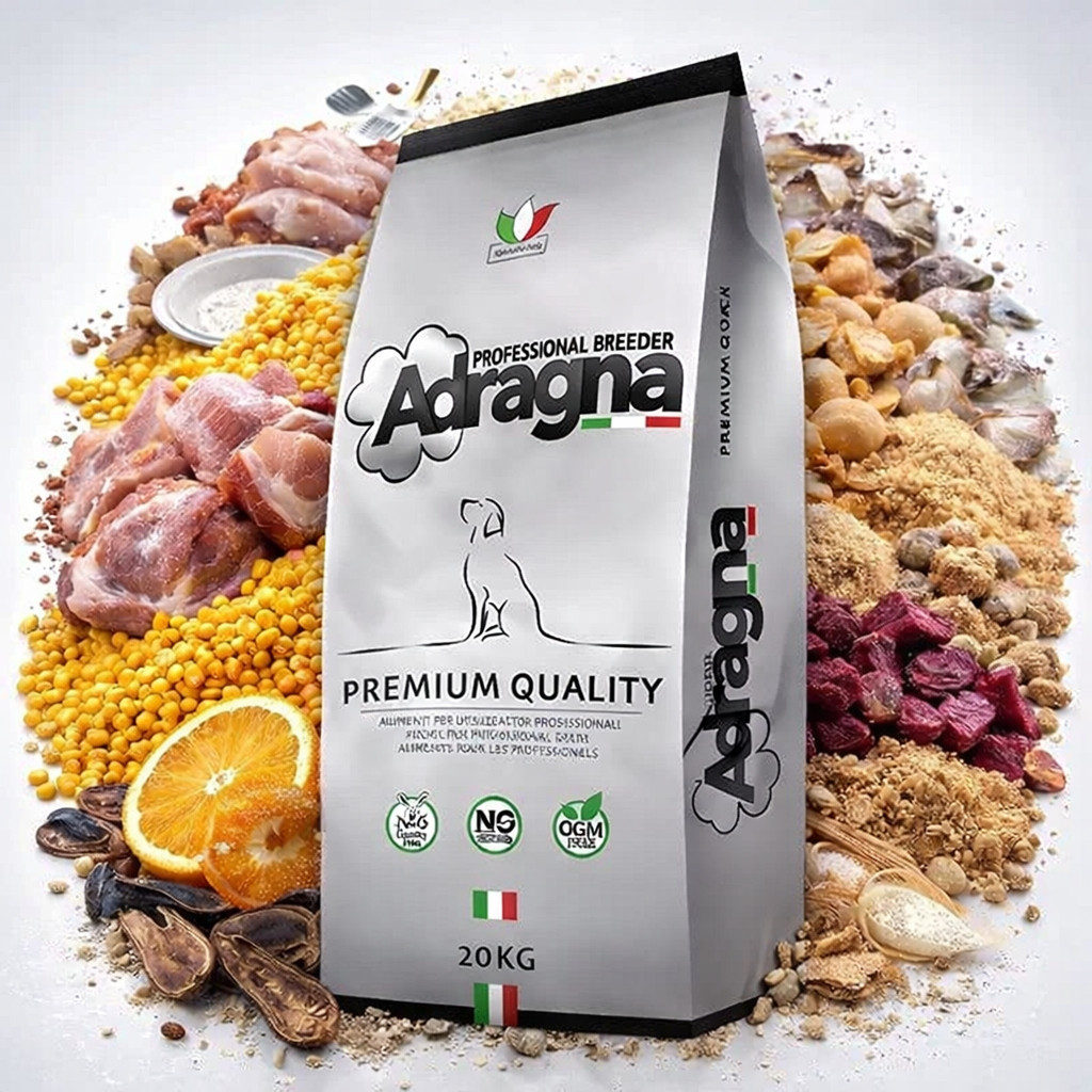 ADRAGNA Breeder Daily with lamb - trockenfutter für Hunde - 20kg - foto 2